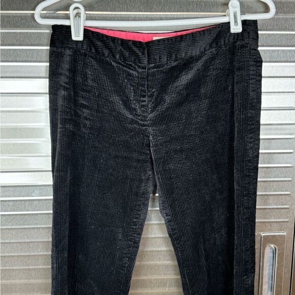 Milly of New York Black Corduroy Pants 2 - Picture 2 of 7